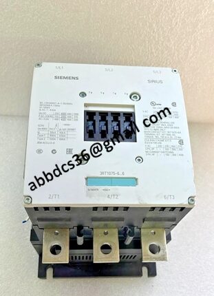 SIEMENS 3RT1075-6AM36 magnetic contactor